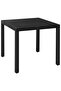 Dining Set | Black | Powder-Coated Aluminium, Textilene, WPC | Medium - 8