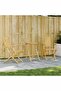 3 Piece Bistro Set Bamboo