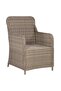 5 Piece Garden Dining Set Brown - 6