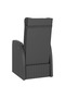 9 Piece Outdoor Dining Set with Cushions Poly Rattan Black - 6