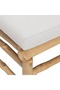 10 Piece Garden Lounge Set with Light Grey Cushions Bamboo - 7