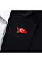 Türk Bayrağı Figürlü Broş - 2