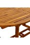 5 Piece Garden Dining Set Solid Wood Acacia and Textilene - 7