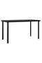 5 Piece Garden Dining Set Black - 4