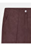 72252 Suede Look Trousers with Stitching Detail - 7