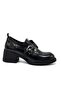Thick Heeled Casual Women's Shoes Black - 4
