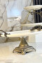 3-Piece Porcelain Plate Bowl Tiered Serving Set & Antique Color Tableware Set - 6