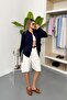 Women's Long Sleeve Single Pocket 100% Cotton Shirt Navy Blue - 26Y 2026 - 4