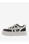 Women Applique Detail Lace Up Sneakers