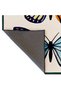 Mosso Butterfly Patterned Woven Base Modern Decorative Carpet Mosso2068 - 3