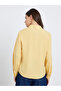 Women Yellow Long Sleeve Collared Shirt - 5