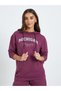 Women Purple Hoodie and Wide Leg Pants Co-Ords - 2