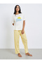Pack of 3 - Women Printed T-Shirt and Checked Shorts with Pyjama Set - 2