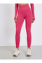 Women Pink Stitch Thumbhole Top and Leggings Set - 4