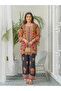 Women Printed Round Neck Tunic and Trousers Co-Ords - 4
