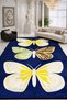 Mosso Butterfly Patterned Woven Base Modern Decorative Carpet Mosso2070 - 2