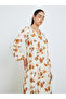 Women Floral Printed A-Line Jalabiya - 3