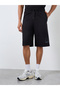 Men Black Short Sleeve T-Shirt and Shorts Co-Ords - 4