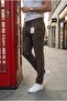 Men's High-Quality Beige Stretch Fabric Italian Cut Stylish and Comfortable Trousers Suitable for Any Occasion - 3