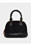 Black Quilted Dome Handbag - 2