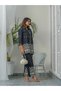 Women Embroidered Shirt and Trousers Co-Ords - 3
