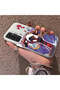 Samsung Galaxy S23 Fe Compatible Spiderman Couple Case Acrylic Back Silicone Edge Protection - 3