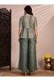 Women Ethnic Print Tunic and Wide Leg Trousers Fusion Co-Ords - 3