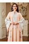 Women Embroidery Detail Tassel Drop Jalabiya - 5