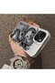 iPhone 13/14 Compatible Hard Acrylic Back Silicone Edge Lens Protection Case - 5