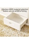 Baby Storage Rack Nursery Organizer Cabinet with Drawers and Shelves - Beige - 7