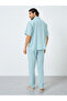 Men Relaxed Fit Striped Shirt and Pyjama Set - 5