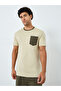 Men Olive Contrast Pocket T-Shirt and Shorts Pyjama Set - 3
