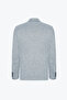 Men's Indigo Slim Fit Slim Fit Mono Collar Patterned Blazer Jacket - 2