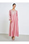 Women Pink Embellished A-Line Jalabiya - 3