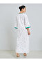 Women Floral Print A-Line Jalabiya - 5