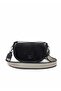Women's Black Crossbody Bag - with Shoulder Strap - Daily Stylish Model - Fibag