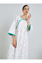 Women Floral Print A-Line Jalabiya - 2