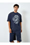 Men Oversized Acid Washed T-Shirt and Shorts Co-Ords - 2