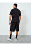 Men Black Graphic Print T-Shirt and Shorts Co-Ords - 5