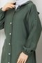 Women's Elastic Waist, Shoulder Padded, Wear and Go Top - 6