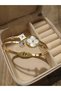 Gold steel symbol bracelet - 4