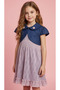 Girl's Lace Dress with Bolero - 5