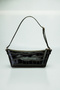 Khaki Color Croco Pattern Zippered Adjustable Short Strappy Women's Bag