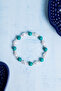 Certified Turquoise - Pearl (8m) Natural Stone Bracelet - 4