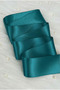 6 cm Petrol Blue Double Sided Satin Ribbon 10 Meters, Bundle Dowry Engagement Jewelry Special Day Gift Decoration - 4