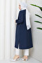 Women's Cap with Ruched Detail Side Pockets - 3