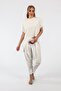 Flowy Fabric Oval Cut Long Back Women's Blouse - 4