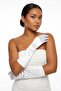 38 cm Dance&Opera Long Satin Gloves – High Quality Stylish Gloves for Wedding Evening Dress - 4