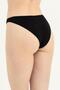 Women's Black Micro Modal Normal Waist Panties - 3