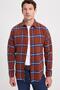 Men's Slim Fit slim fit checkered winter lumberjack shirt - 2
